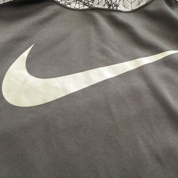 EUC! Nike Boys Gray Hooded Sweatshirt Web Print - Size XL - Picture 5 of 8